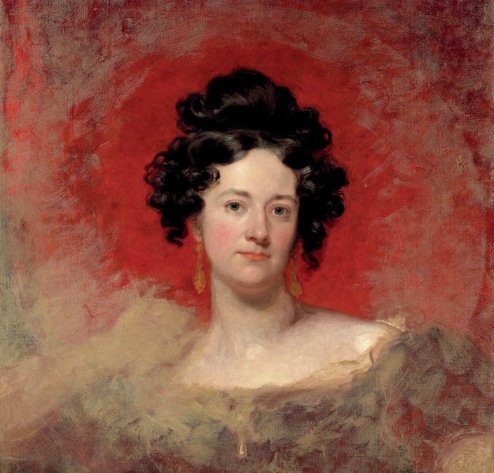 Portrait of Williamina Bowlby by Thomas Lawrence. Photo: Courtesy of Sotheby's