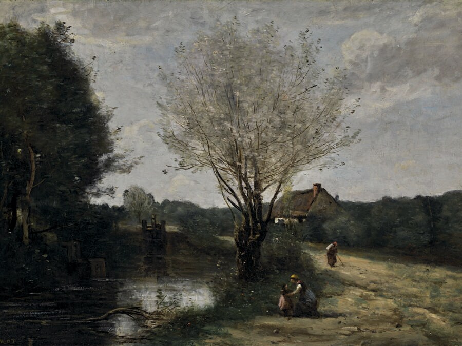 La Petite Vanne by Jean-Baptiste-Camille Corot. Photo: Courtesy of Sotheby's