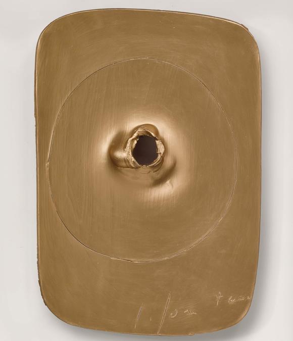 Lucio Fontana, Concetto Spaziale, 1962-63 (courtesy di Sotheby's)