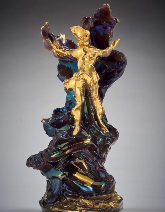 Lucio Fontana, Cristo in croce, 1948 (courtesy di Sotheby's)