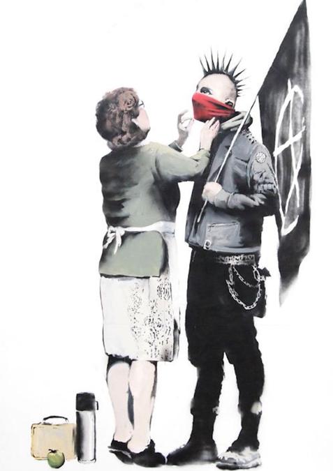 Banksy, don’t forget your scarf