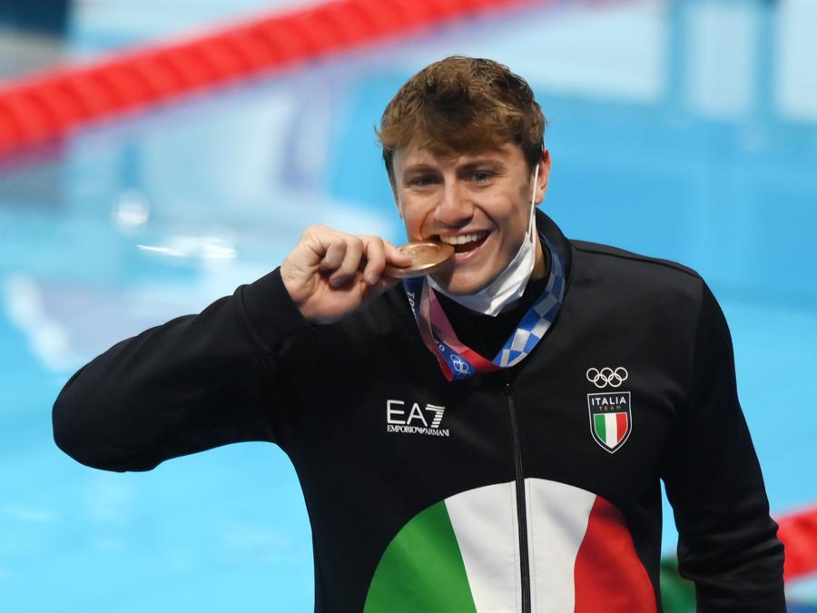 Bronzo: Nicolò Martinenghi (Nuoto 100 rana) - Gian Mattia D'Alberto / LaPresse