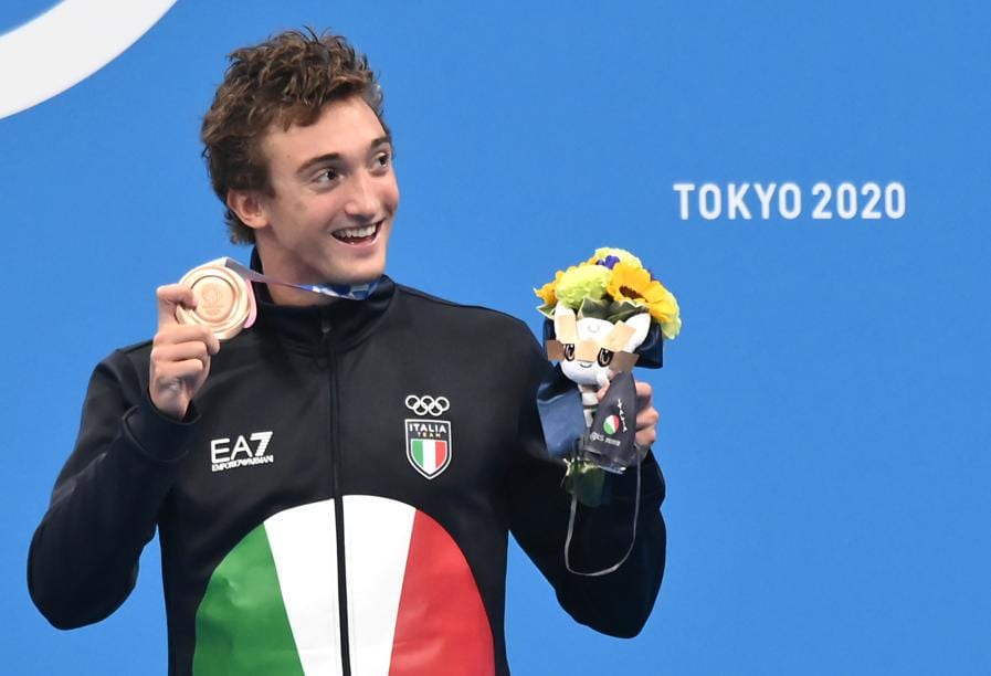 Bronzo: Federico Burdisso (Nuoto 200 farfalla) - Gian Mattia D'Alberto/LaPresse