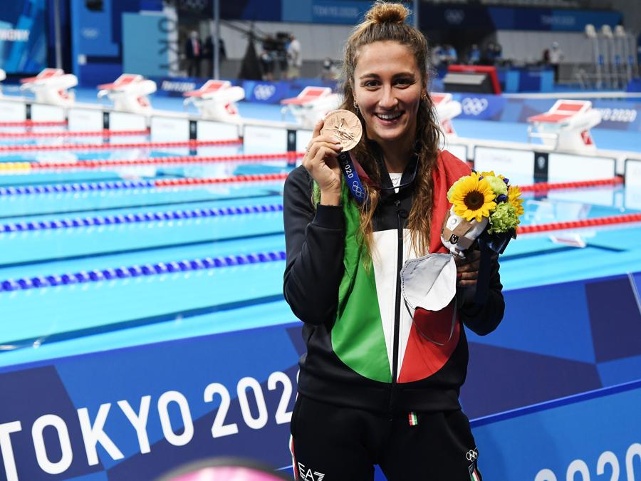 Bronzo: Simona Quadarella (Nuoto 800 sl) - Foto Gian Mattia D'Alberto / LaPresse