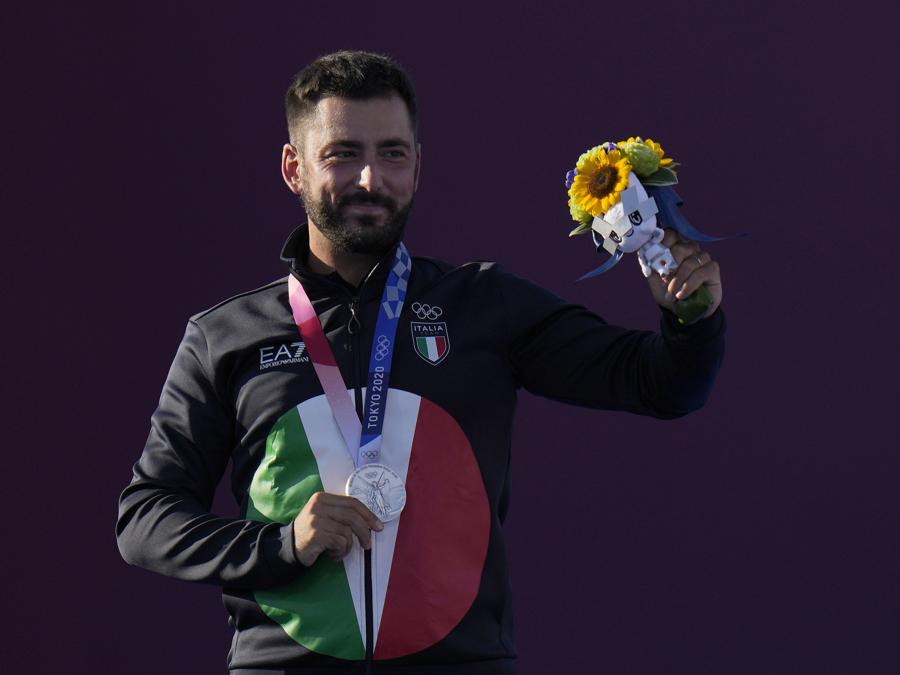 Argento: Mauro Nespoli (Tiro con l’arco) - AP Photo/Alessandra Tarantino