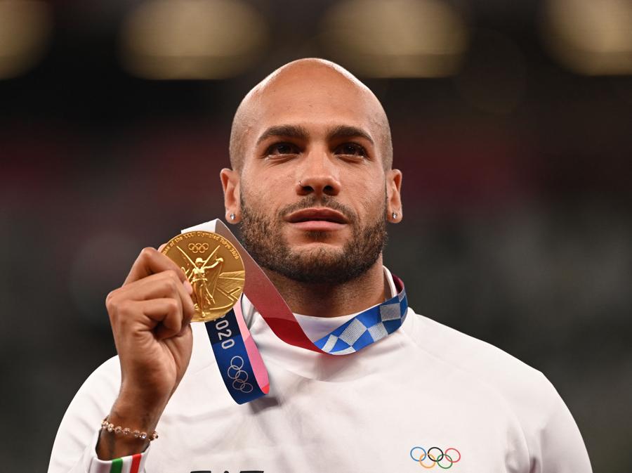 Oro: Lamont Marcell Jacobs (100m uomini) - Afp/Ina Fassbender