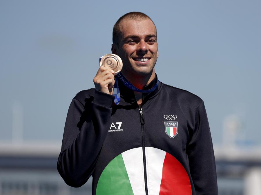 Bronzo: Gregorio Paltrinieri (10 km acque libere) - Epa / Jeon Heon-Kyun