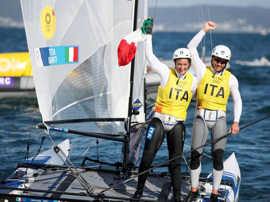 Caterina Banti e Ruggero Tita (EPA/OLIVIER HOSLET)