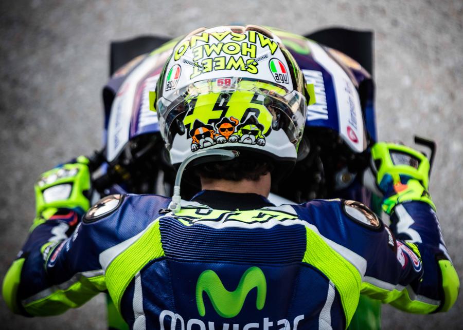 Valentino Rossi,  Movistar Yamaha Motogp, 10 settembre 1916 (Reuters/ Vincent Guignet / Panoramic)