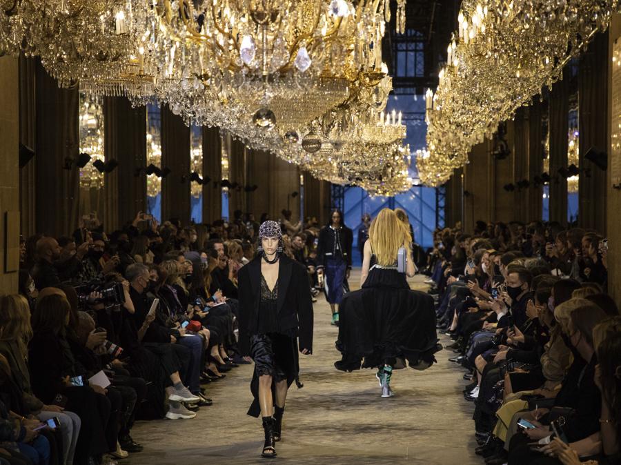 Louis Vuitton Primavera-Estate 2022. (Photo by Vianney Le Caer/Invision/AP)