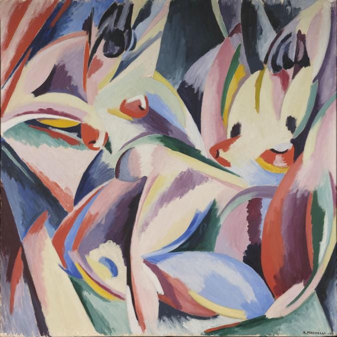 Alberto MAGNELLI (1888-1971), Explosion lyrique n.1