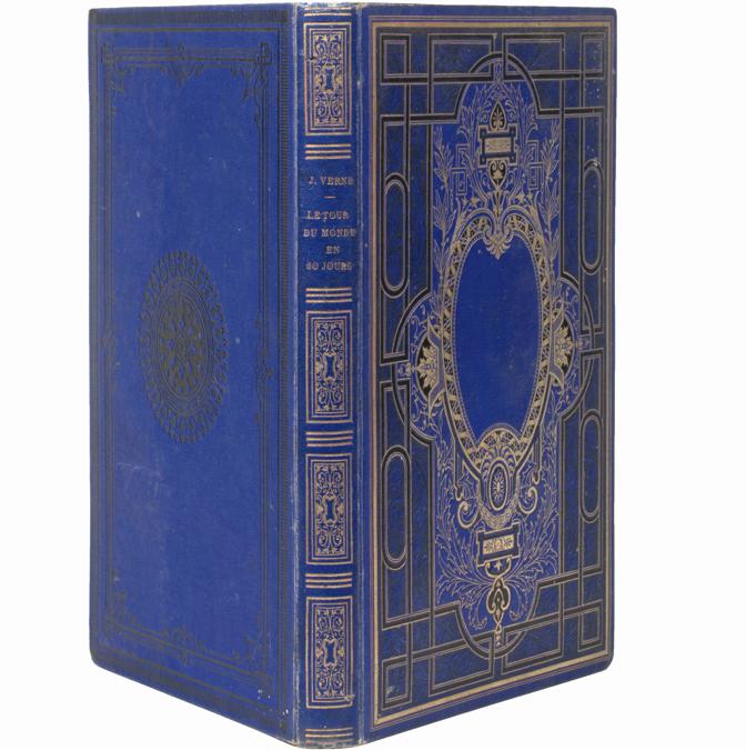 Le Tour du Monde en 80 jours par Jules Verne. Illustrations par de Neuville et L. Benett. Paris