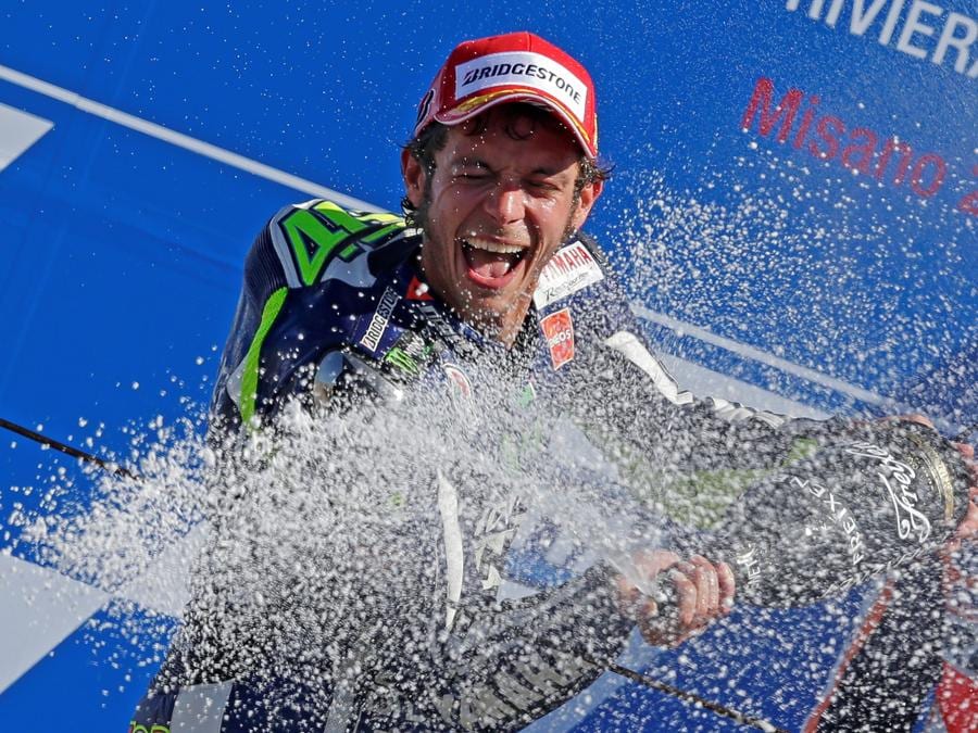 Valentino Rossi, nel 2014 vince il gran premio di San Marino  (REUTERS/Max Rossi)