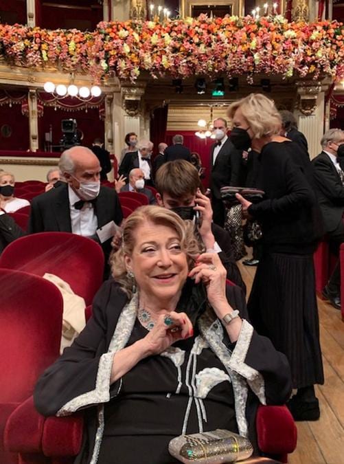 Diana Bracco, presidente e amministratore Delegato del Gruppo Bracco, al Teatro alla Scala per la prima di Macbeth (Ansa)