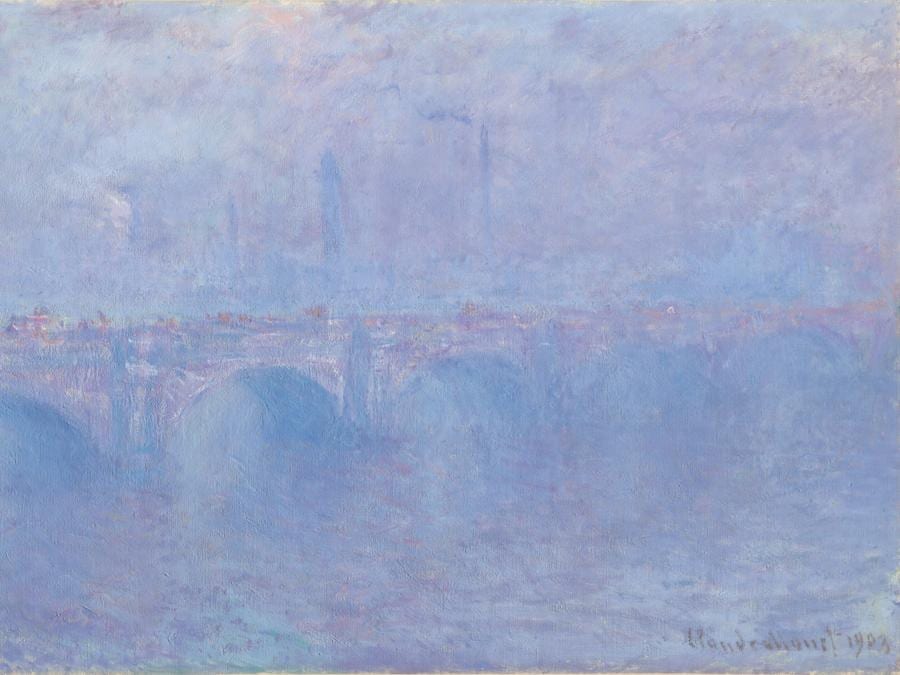 Claude Monet (1840-1926). Waterloo Bridge, effet de brouillard, signed and dated ’Claude Monet 1903’ (lower right) oil on canvas 25 7/8 x 39 5/8 in. (65.7 x 100.2 cm.) Painted in 1899-1903. Price realised: USD 48,450,000