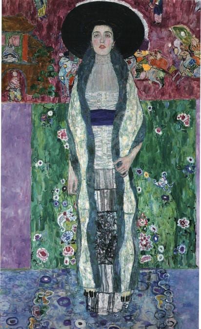 G.Klimt, Ritratto di Adele Bloch-Bauer II (1912), ol/tela 190 x 120 cm. Asta Christie’s New York 8.11.2006, Lotto 54 € 68.915.443
