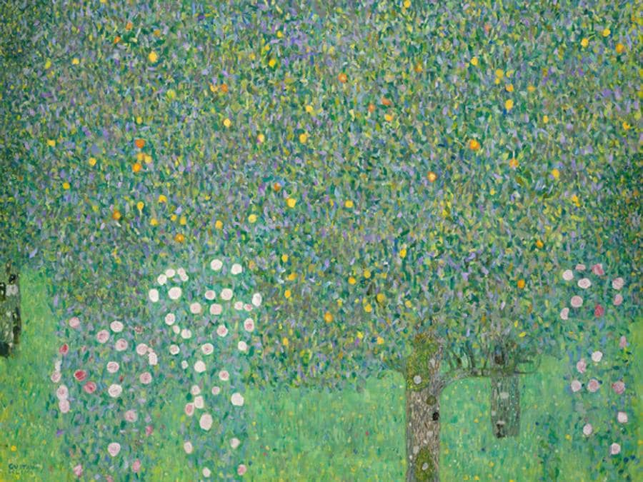 G.Klimt, Rosiers sous les arbres, 19