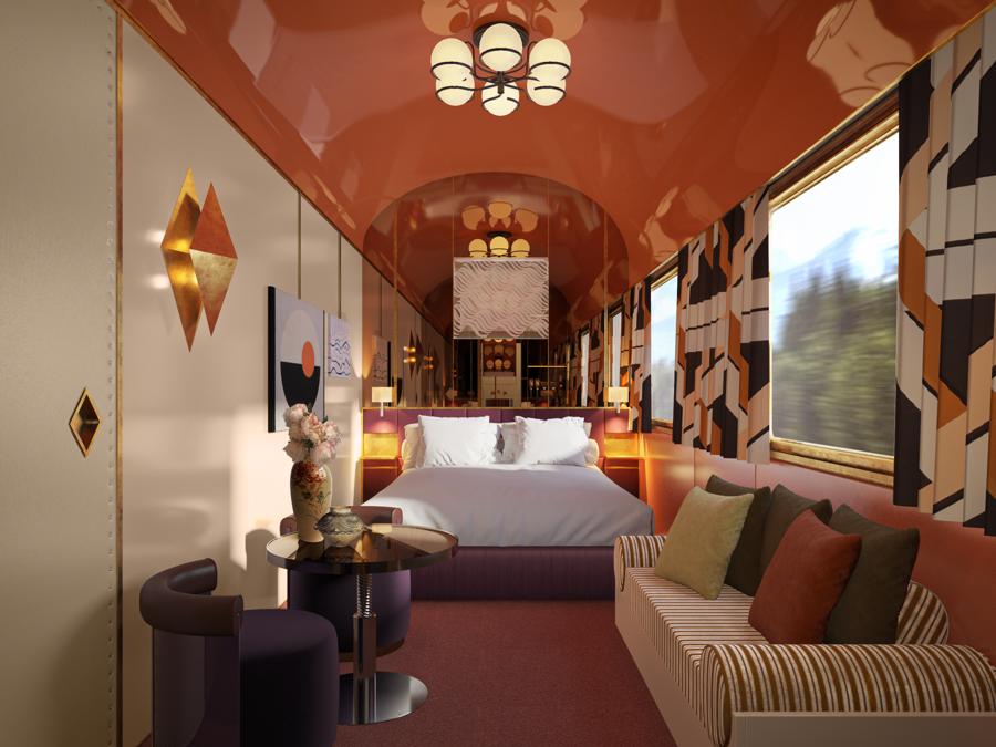 ©Rendering Orient Express La Dolce Vita by Dimorestudio - OE Suite