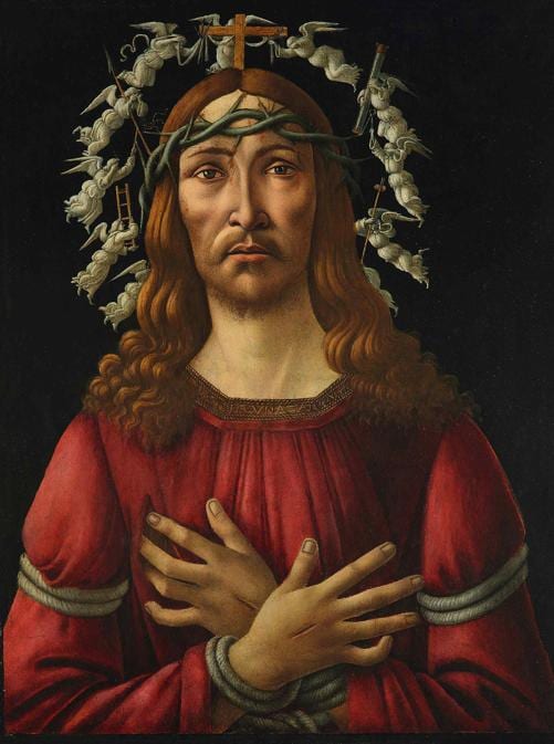 10901 Lot 14 - Sandro Botticelli, The Man of Sorrows