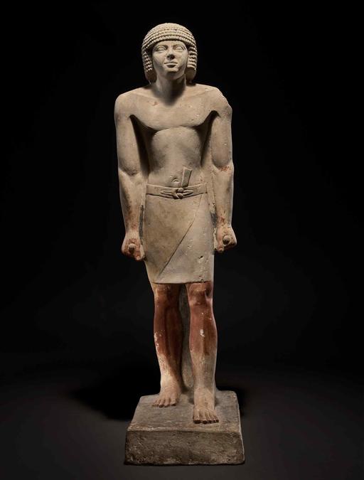 10901 Lot 17 - An Egyptian Limestone Figure of a Man, Late 5th Dynasty