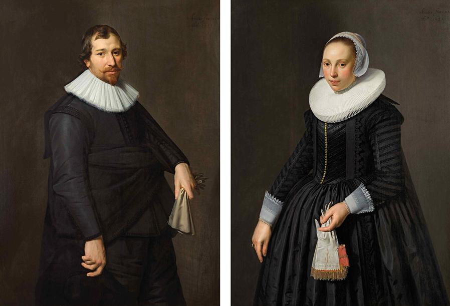 10901 Lot 29 - Nicolaes Eliasz. Pickenoy, Portrait of a Man and Woman