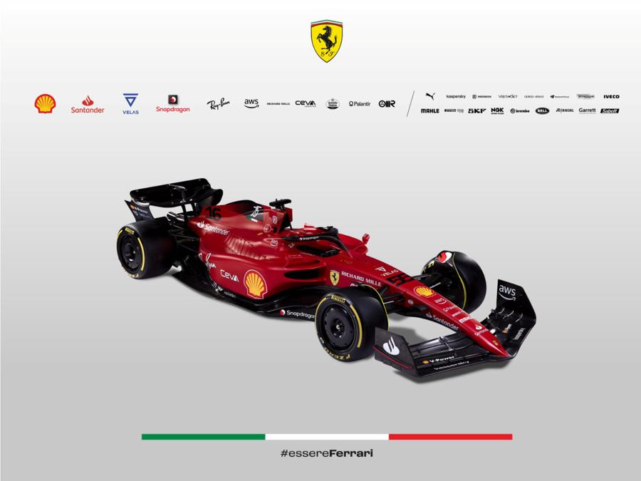 Svelata a Maranello,con una diretta streaming, la nuova F1-75, la monoposto con cui la Ferrari correrà il Mondiale di Formula 1 2022, Maranello (Modena). (ANSA / Twitter Ferrari)