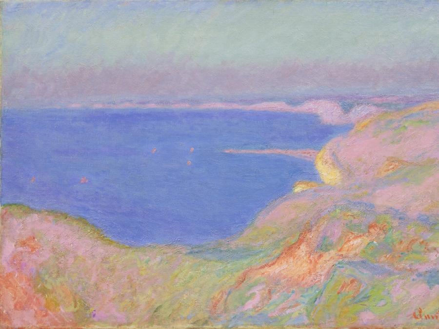 Lot 120, Claude Monet, Sur la falaise près de Dieppe, soleil couchant, est. 3,500,000-5,000,000 GBP