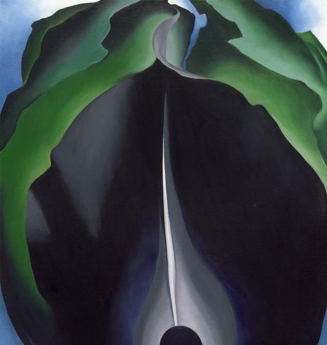 Georgia O’ Keeffe Jack in the Pulpit No IV 1930  Oil on Canvas 101.6x76.2 cm National Gallery of Art Washington, Alfred Stieglitz Collection,Bequest of Georgia O’ keeffe 1987, Board of Trustees, National Gallery of Art Washington D.C
