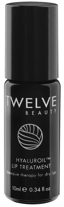 Twelve Beauty Hyaluroil Lip Treatment, un olio naturale al 100% che offre il rimedio per labbra disidratate e sensibili. Questo mix di oli rigeneranti è infuso con acido ialuronico incapsulato per labbra carnose, elastiche e profondamente idratate
