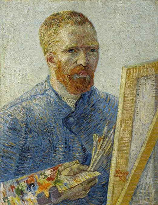 Vincent van Gogh 1853 -1890 - Autoritratto in veste di pittore -1888 (Van Gogh Museum Amsterdam -Vincent van Gogh Foundation)