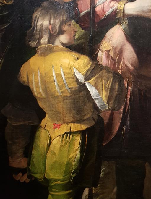 Gioacchino Assereto (Genova, 1600 – 1650) Alessandro e Diogene, 1626-1628. Olio su tela, 180 x 148 cm Berlino, Gemäldegalerie, Staatliche Museen.(part. Ph.LTraversi)