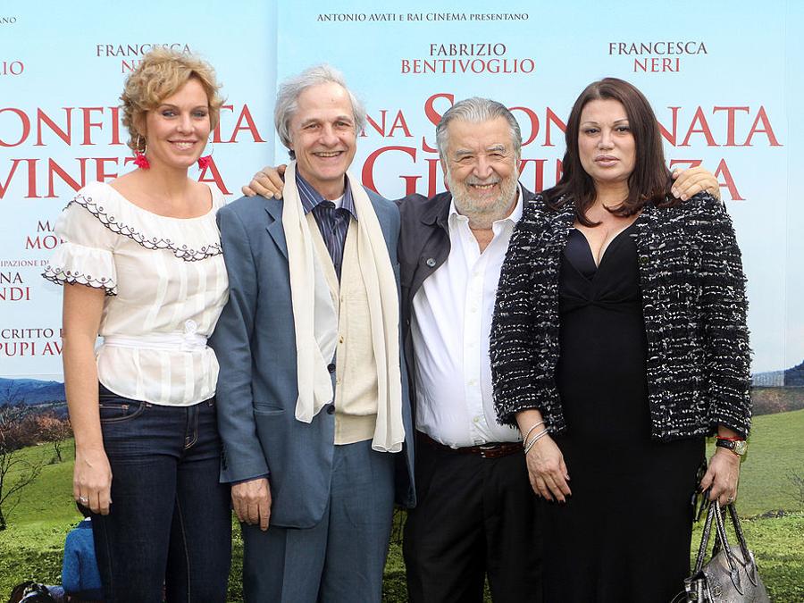 Manuela Moranbito, Lino Capolicchio,  Pupi Avati e Serena Grandi  (Photo by Ernesto Ruscio/Getty Images)