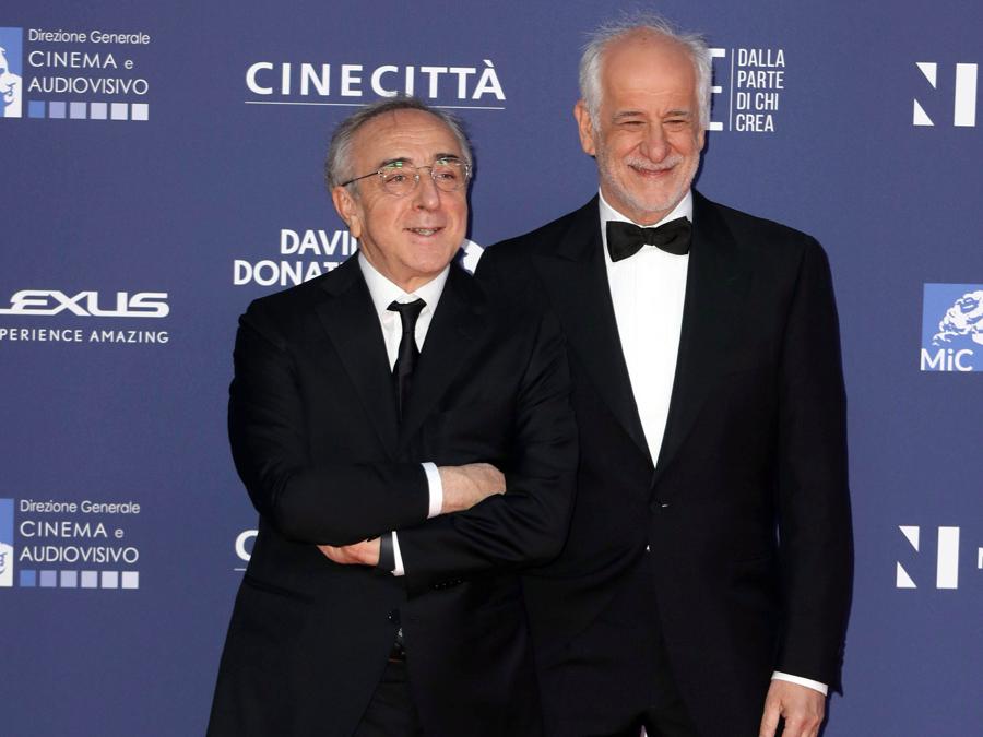 Cerimonia di consegna del 67 David di Donatello premio del cinema italiano. Silvio Orlando e Tony Servillo Italy (Foto IPP/Pizzi Paolo)