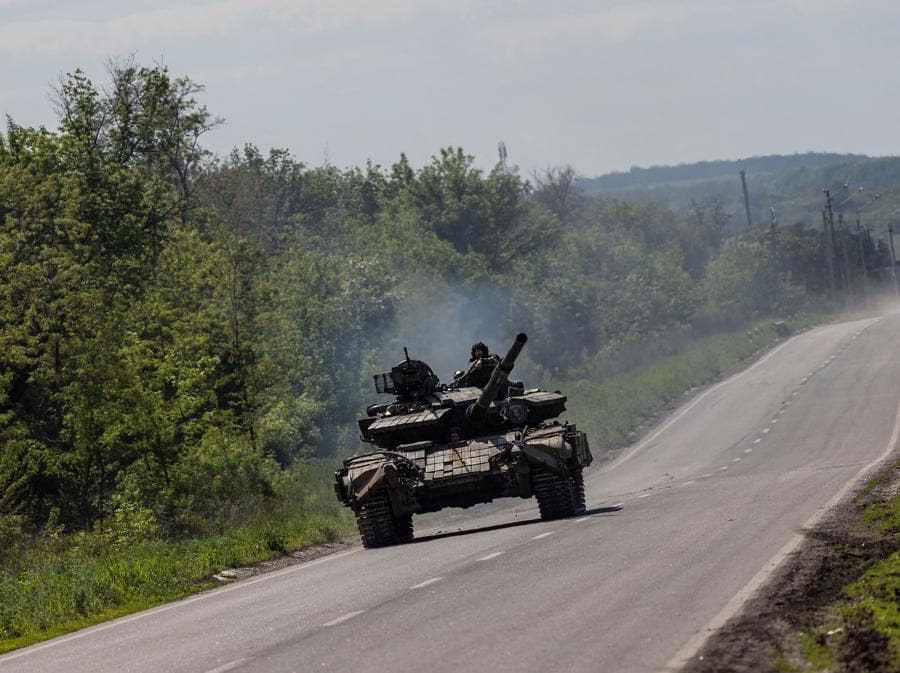 L’esercito ucraino a Bakhmut, nella regione di Donetsk (REUTERS/Carlos Barria)