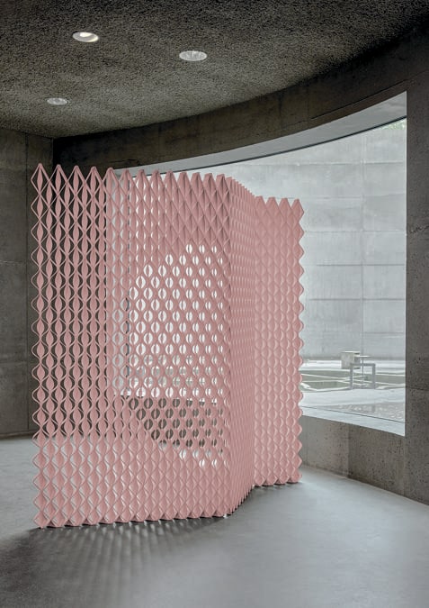 Masterly 2022. Aectual Studio. Origami Floral Partition Screen