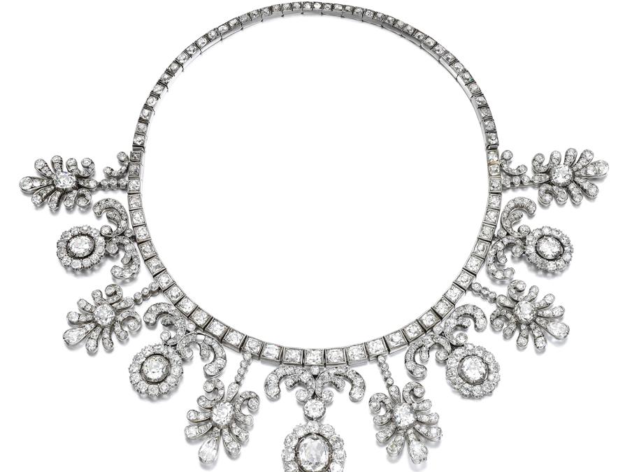 Tiara-collier di diamanti, seconda metà del XIX secolo 