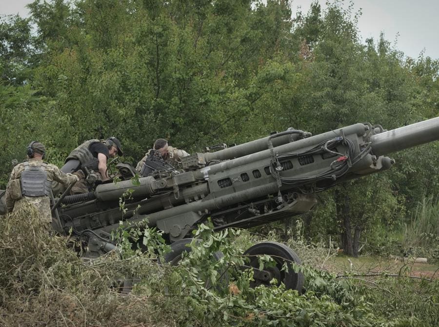 Il fronte nella regione di Donetsk (AP Photo/Efrem Lukatsky)