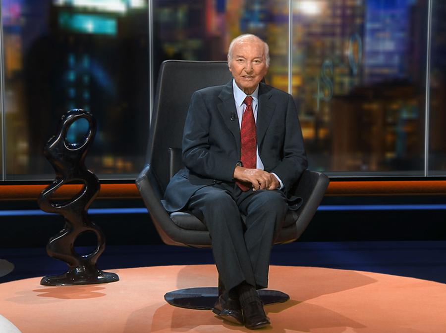 2021 - Piero Angela torna con il programma 'Superquarksu RaiPlay '. (Ansa/Us Raiplay)