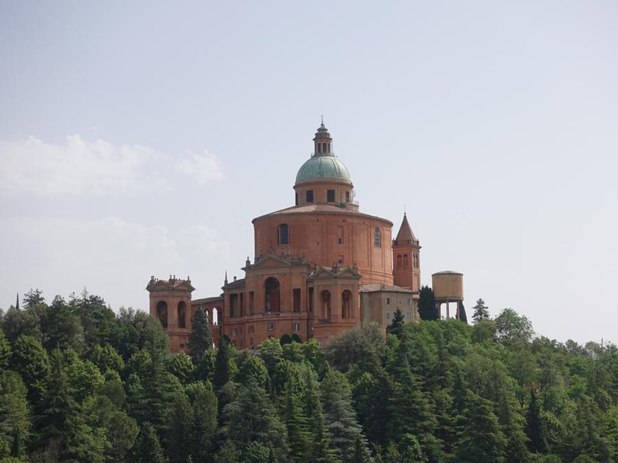 Il Santuario della Madonna di San Luca, sopra Bologna