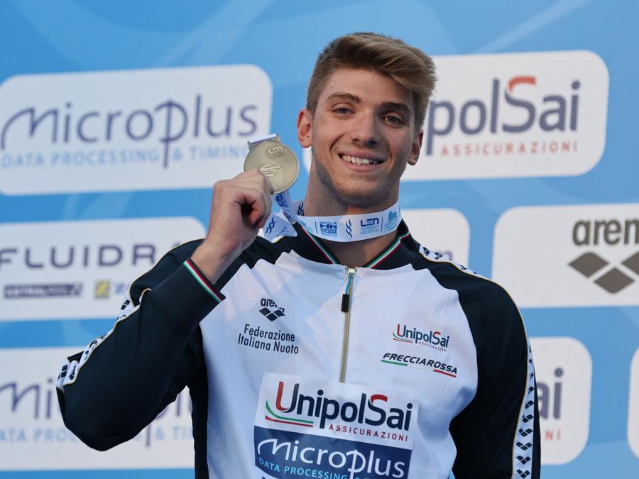 13 agosto -  Alessandro Miressi - bronzo -  100m maschili stile libero. (REUTERS/Antonio Bronic)