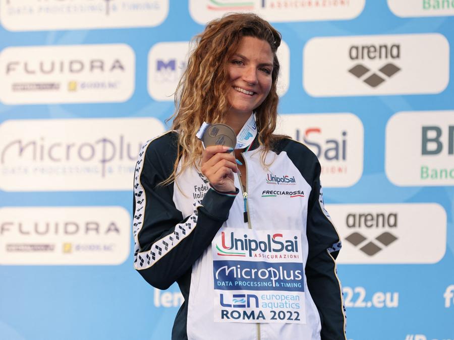 16 agosto -  Ilaria Cusinato - bronzo - 200m farfalla femminile. (REUTERS/Antonio Bronic)