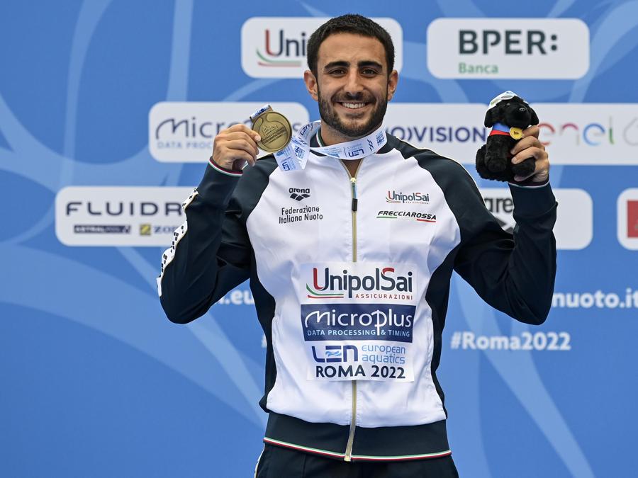 18 agosto - Tuffi - Giovanni Tocci - bronzo - tuffo singolo maschile dal trampolino di 1m. (ANSA/Riccardo Antimiani)