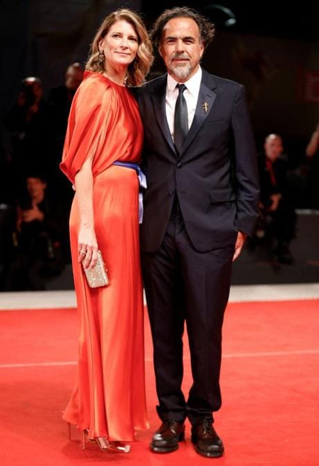 Alejandro Gonzalez Inarritu con la moglie Maria Eladia Hagerman