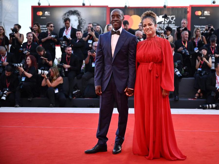 Don Cheadle con la moglie  Bridgid Coulter