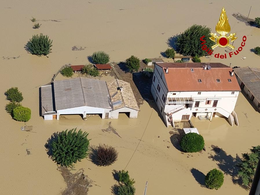 Alluvione nelle Marche. (Imagoeconomica)