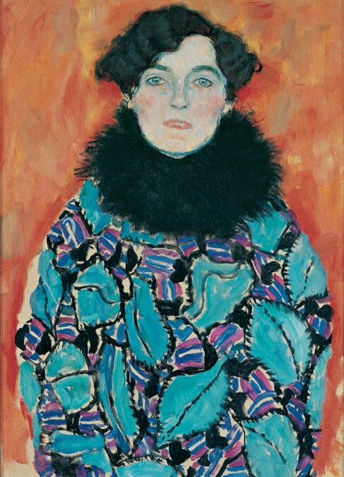 Gustav Klimt, Johanna Staude, 1917–18, Oil on canvas, 70 × 50 cm, Belvedere, Vienna
