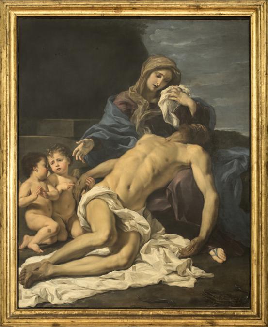 Giovan Battista Gaulli, detto Baciccio Pietà, 1667 olio su tela, 183 x 147 cm. Gallerie Nazionali di Arte Antica, Palazzo Barberini, Roma