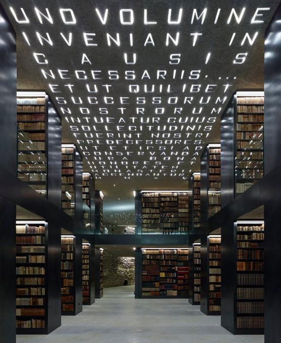 Marienberg, Malles: la biblioteca 