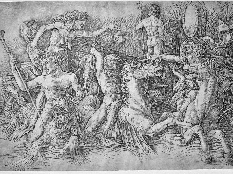 Andrea Mantegna, Battaglia degli Dei Marini (1480 c. da Salamon Fine Art)