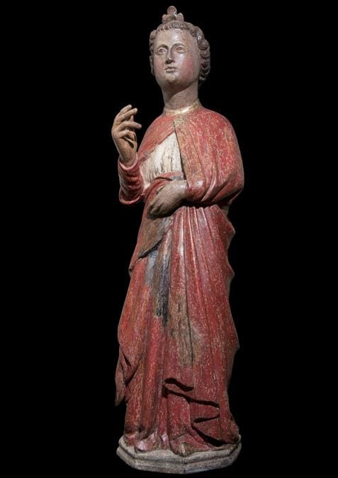 Angelo annunziante, Siena, sec. XIV (da Longari Arte)